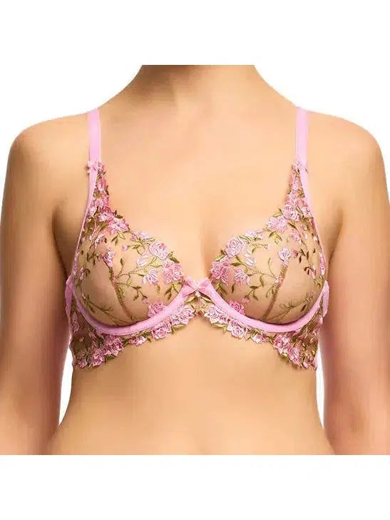 Chaming Pink Rosewyn Plunge Bra