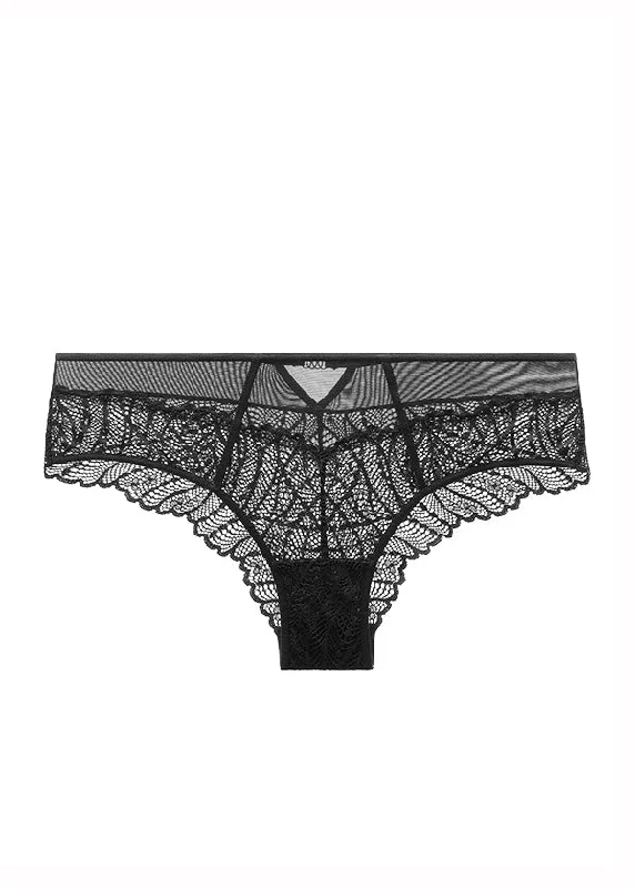 CHLOE Plus Sexy Black Lace Boyshort Panties