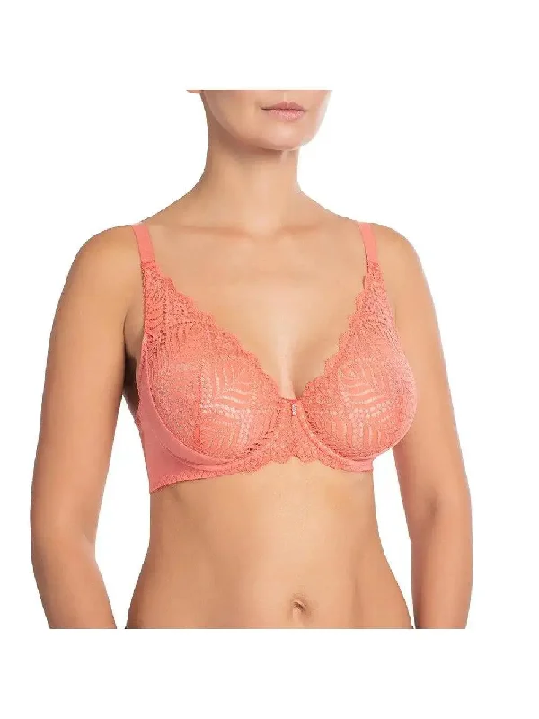 Coral Teen Age Lace Bra