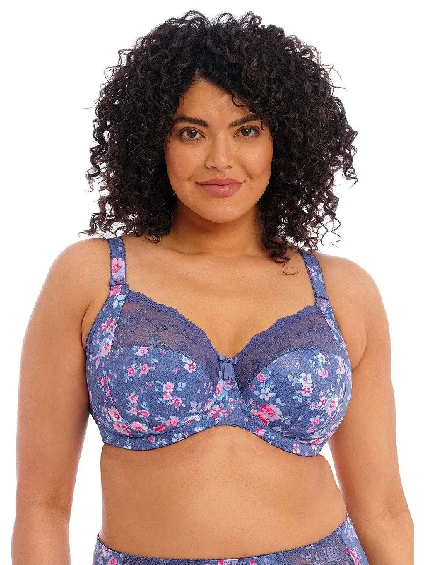 Denim Floral Morgan Bra