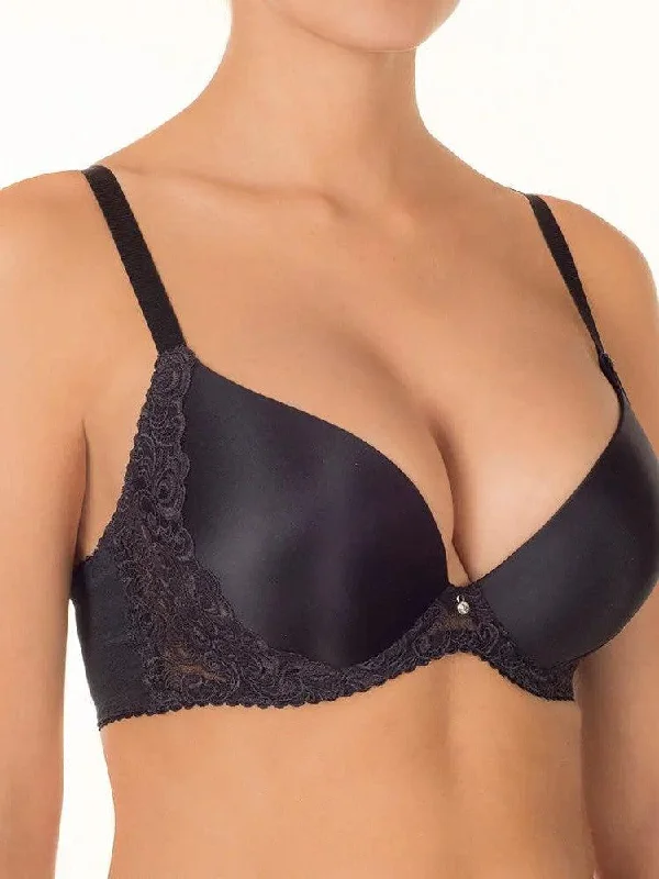 Black Evelen Push Up Bra