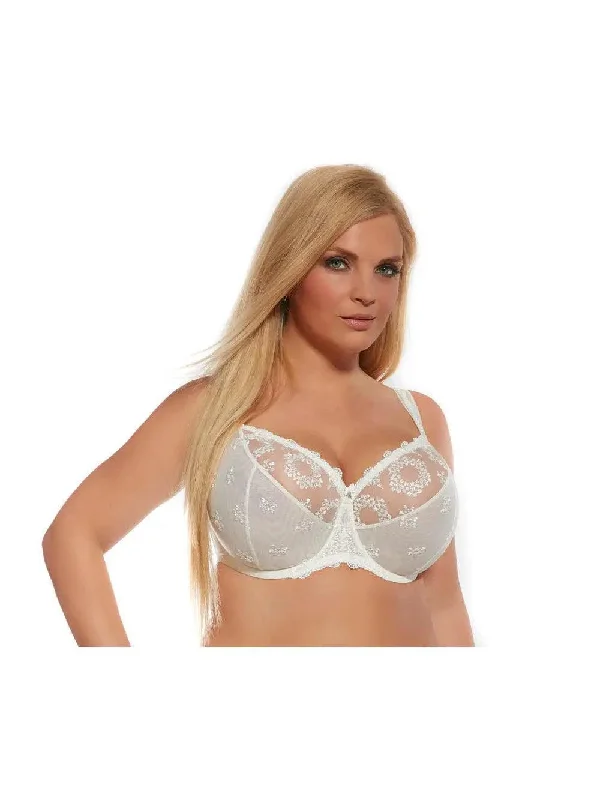 Ivory Fortuna Soft Cup Bra in bands 44 through 50