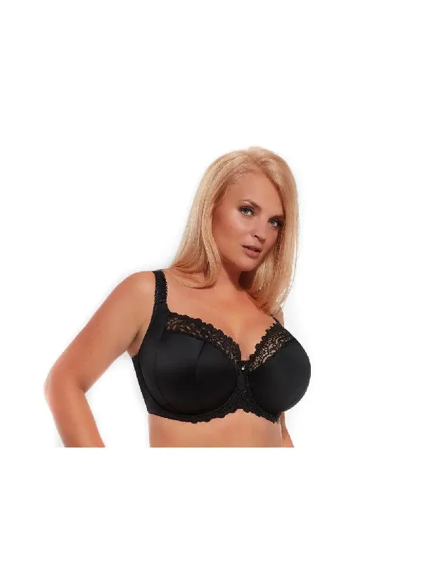 Black Betty Semi Soft Cup Bra in Bands 42 through 50