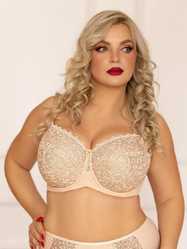 Coffee Betty Full Coverage Soft Cup Bra in Bands 30 through 40