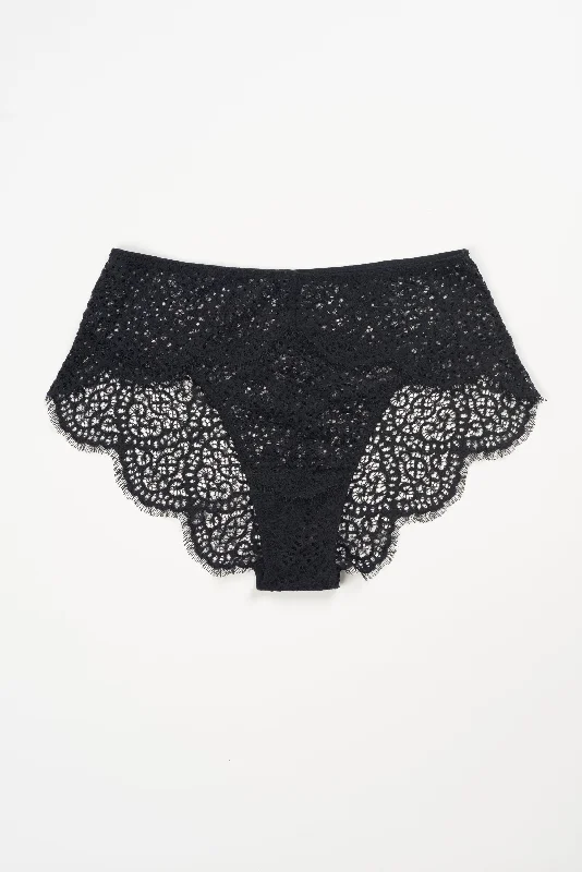 Else Lingerie Monique Lace Brief | Black