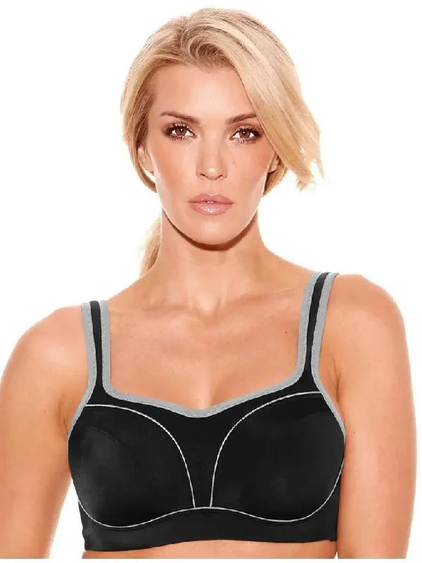 Black Grey Pauline Sports Bra