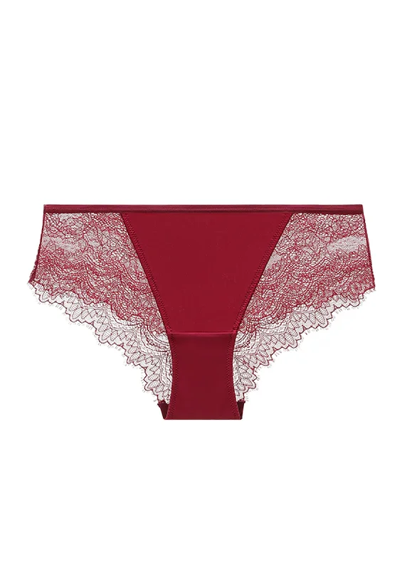 PEPPA Plus Sexy Red Lace Boyshort Panties