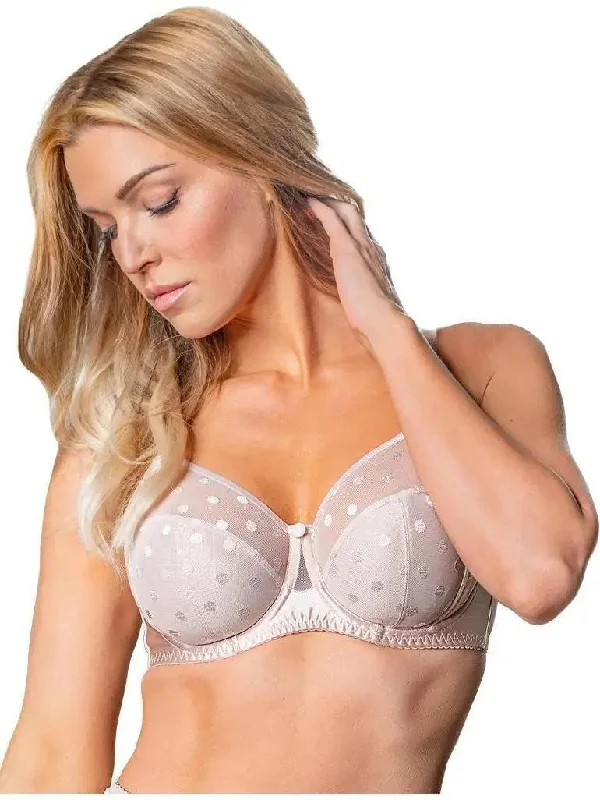 Rosy Beige Carmen Polka Dot Bra