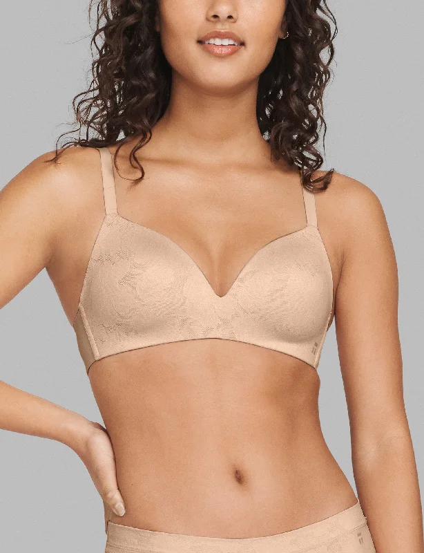 Second Skin Comfort Lace Lightly Lined Wireless Bra