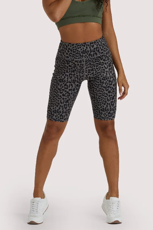 Eco Dusty Olive Leopard Shorts